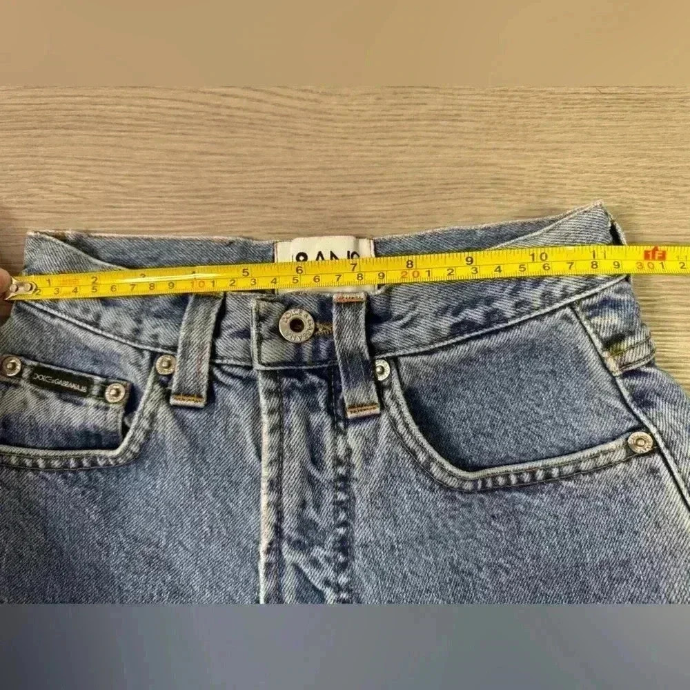 DOLCE & GABBANA J&ANS Women’s Vintage Ittierre Straight Denim Jeans Size‎ 26 40 - Picture 12 of 16
